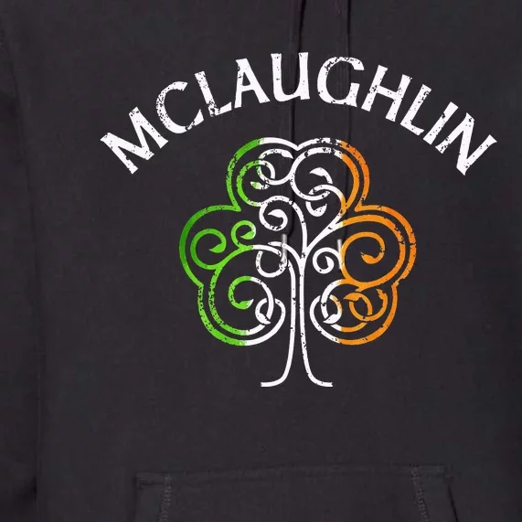 McLaughlin Irish Family Name Premium Hoodie