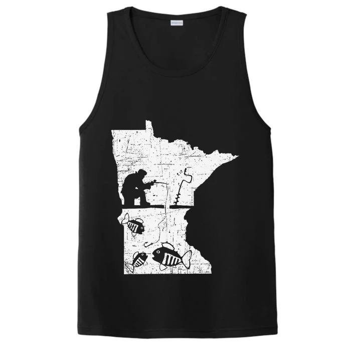 Minnesota Ice Fishing Love Minnesota Fishing Performance Tank