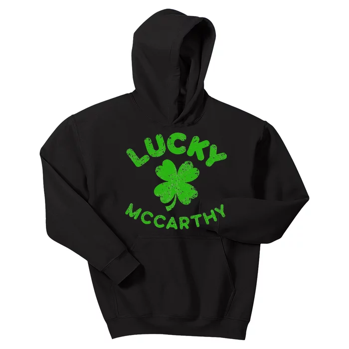 McCarthy Irish Family Saint Patrick's Day Irish McCarthy Kids Hoodie