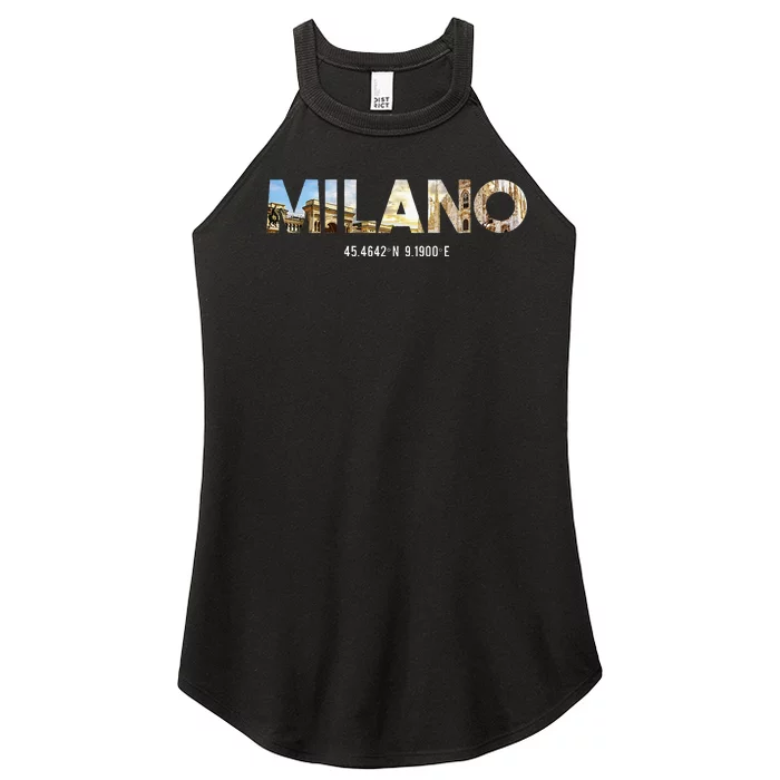 Milano Italy Fashion Italian Native Milano Italia Women’s Perfect Tri Rocker Tank