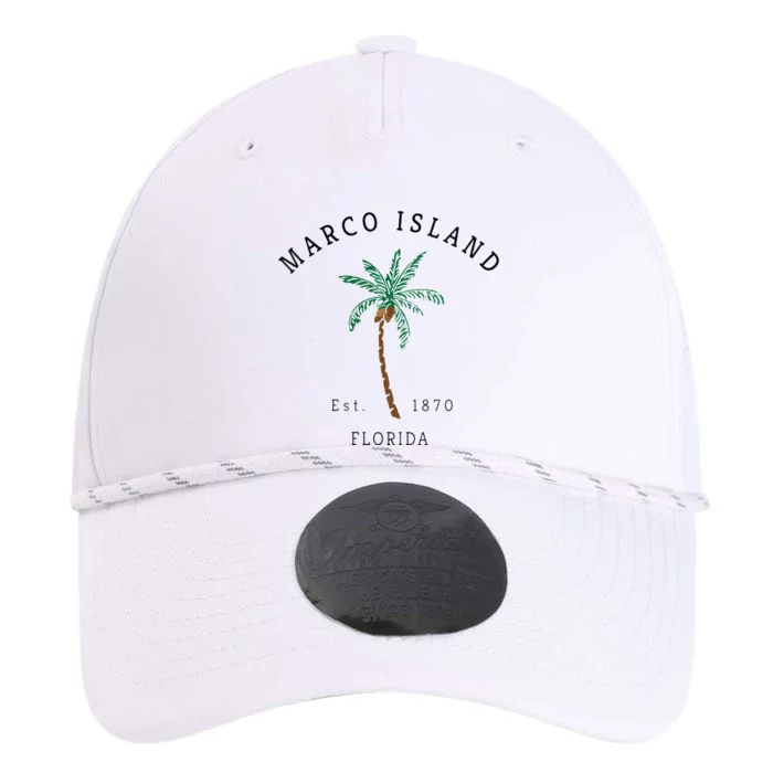 Marco Island Florida Colorful Palm Tree Retro Novelty Art Performance The Dyno Cap