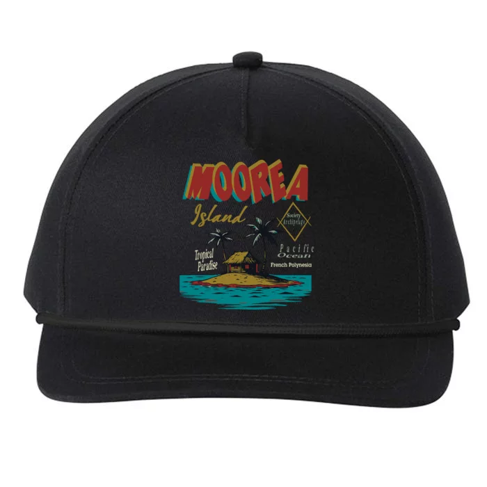 Moorea Island French Polynesia Snapback Five-Panel Rope Hat