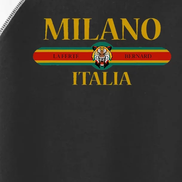 Milano Italia Fashion Tiger Face Milan Italy Toddler Fine Jersey T-Shirt