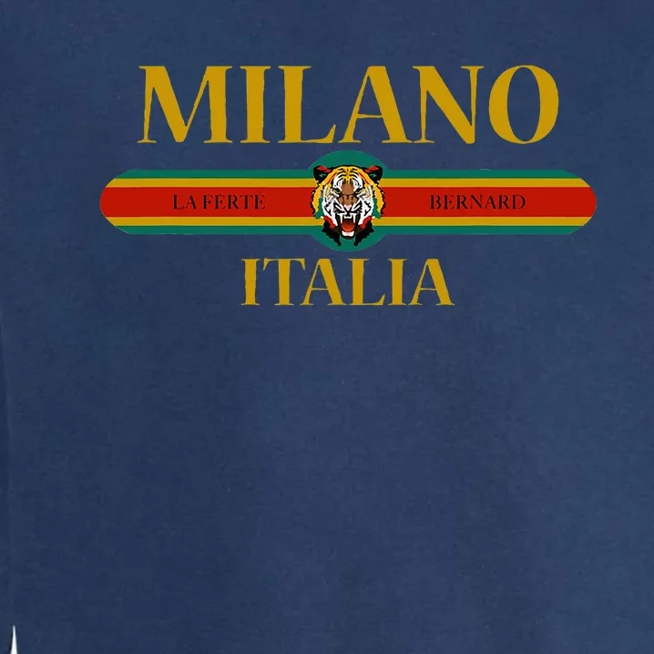 Milano Italia Fashion Tiger Face Milan Italy Garment-Dyed Sweatshirt