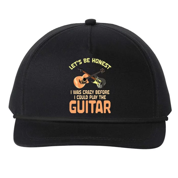 Musical Instrument Guitar Music Gift Idea Snapback Five-Panel Rope Hat