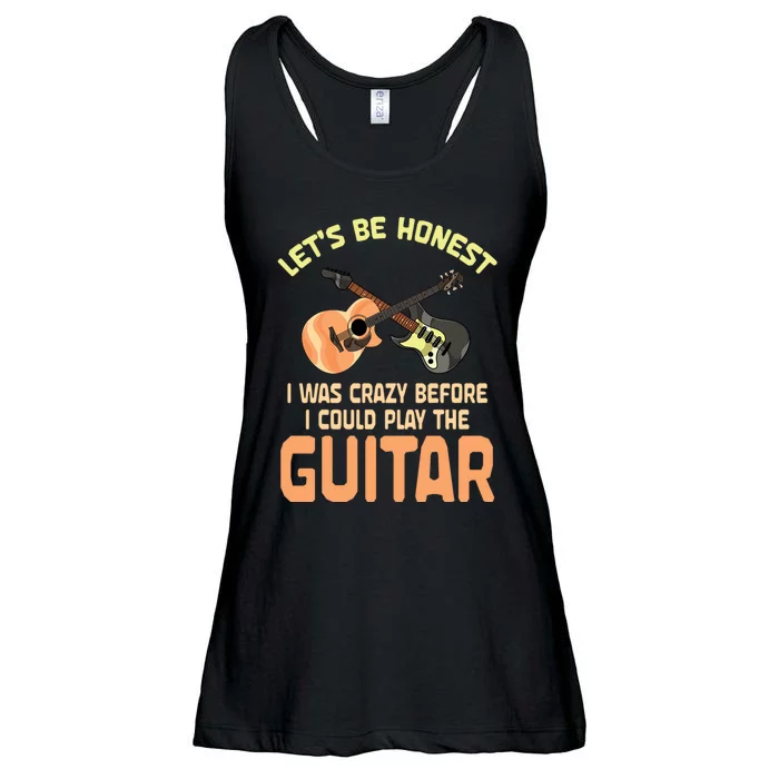 Musical Instrument Guitar Music Gift Idea Ladies Essential Flowy Tank