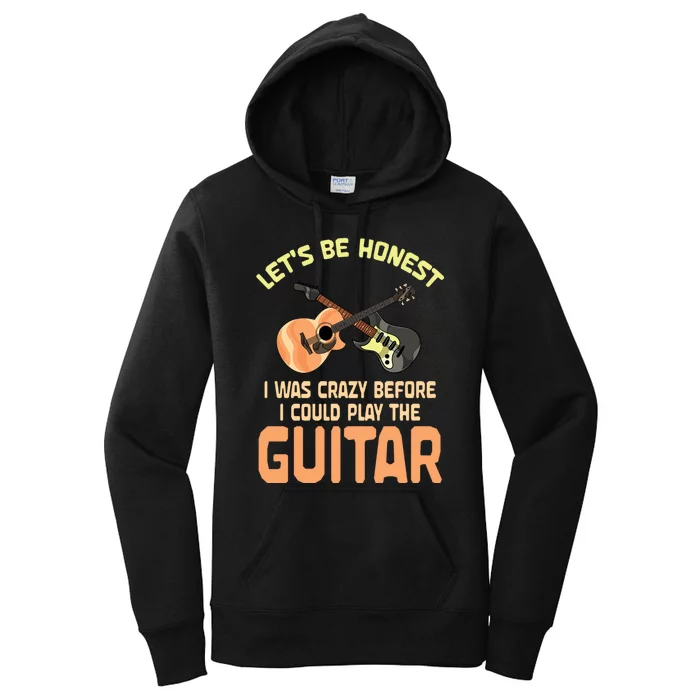 Musical Instrument Guitar Music Gift Idea Women's Pullover Hoodie