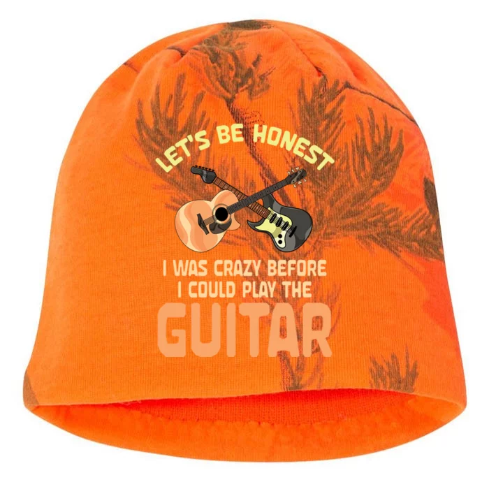 Musical Instrument Guitar Music Gift Idea Kati - Camo Knit Beanie