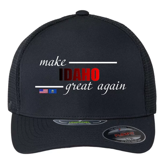 Make Idaho Great Again Flexfit Unipanel Trucker Cap