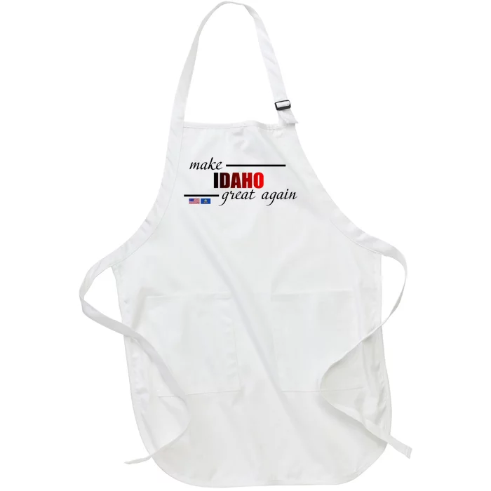 Make Idaho Great Again Full-Length Apron With Pocket