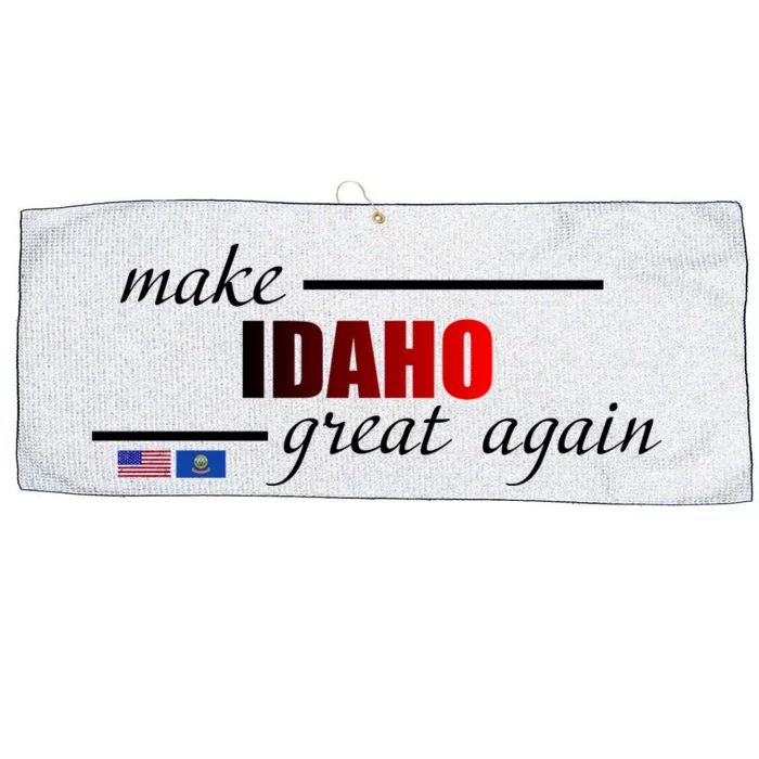 Make Idaho Great Again Large Microfiber Waffle Golf Towel