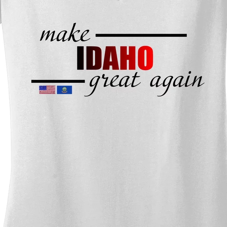 Make Idaho Great Again Women's V-Neck T-Shirt