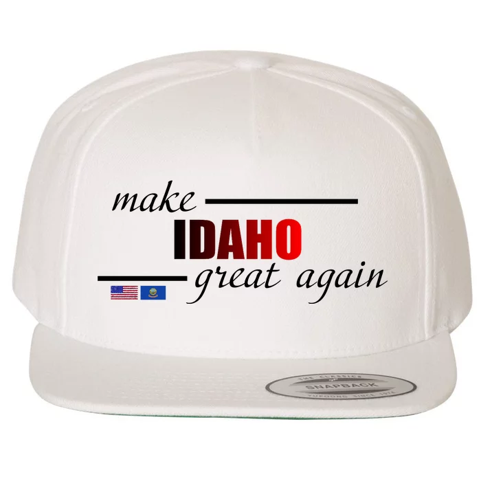 Make Idaho Great Again Wool Snapback Cap