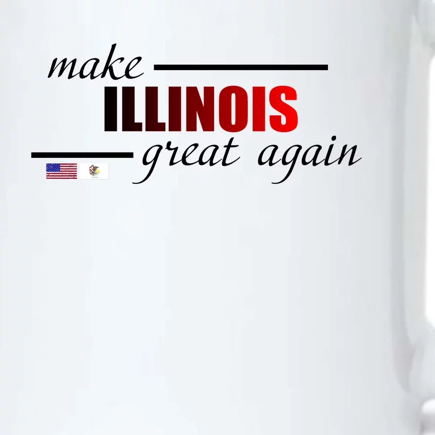 Make Illinois Great Again Black Color Changing Mug