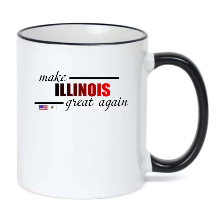 Make Illinois Great Again Black Color Changing Mug