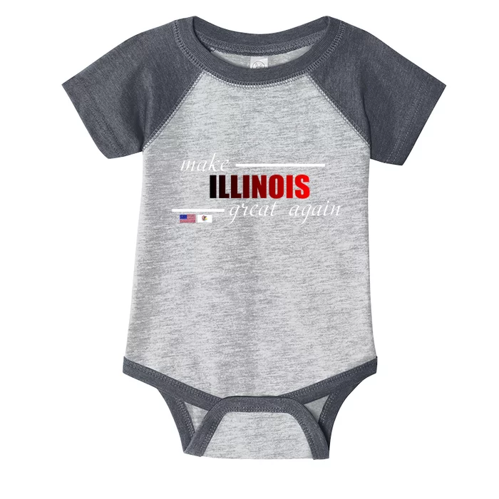 Make Illinois Great Again Infant Baby Jersey Bodysuit