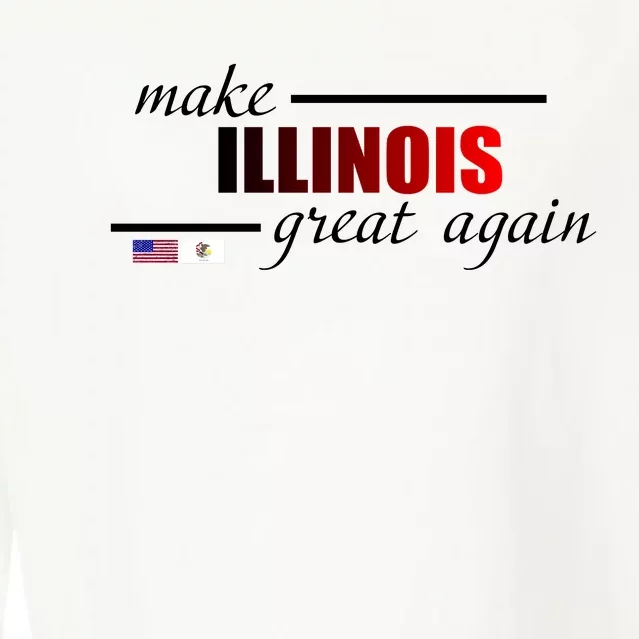 Make Illinois Great Again Cropped Pullover Crew