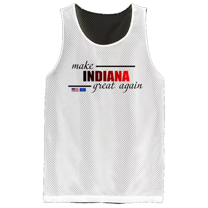 Make Indiana Great Again Mesh Reversible Basketball Jersey Tank