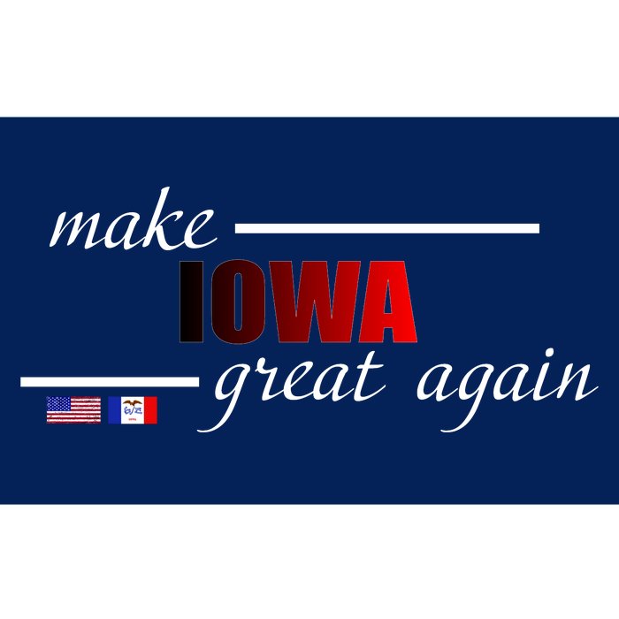 Make Iowa Great Again Bumper Sticker