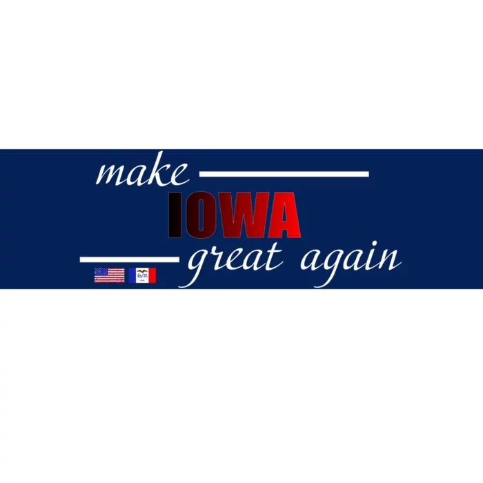 Make Iowa Great Again Bumper Sticker