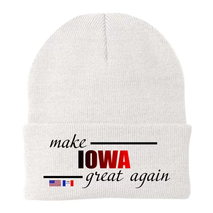 Make Iowa Great Again Knit Cap Winter Beanie