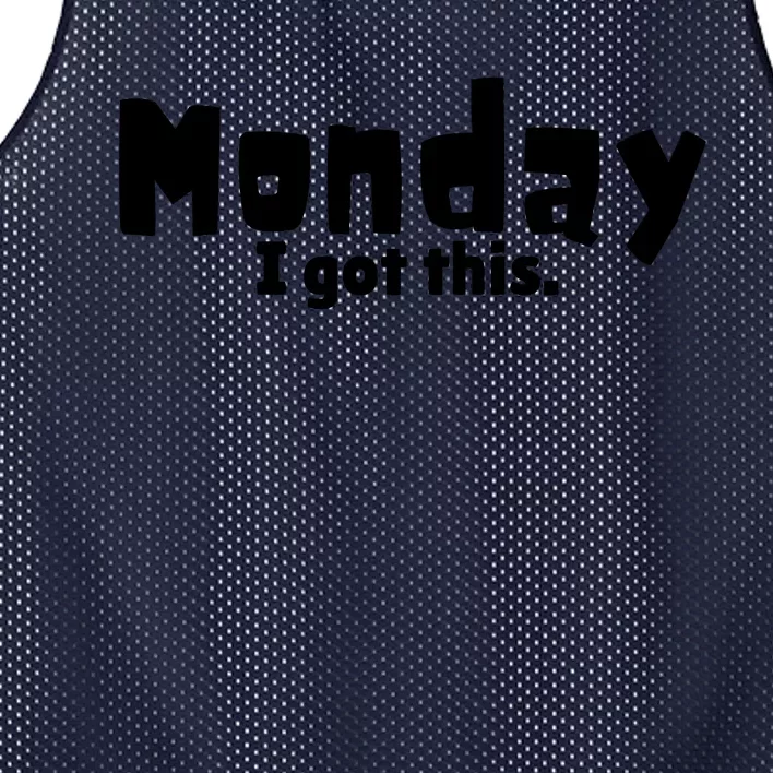 Monday I Got This. Mesh Reversible Basketball Jersey Tank