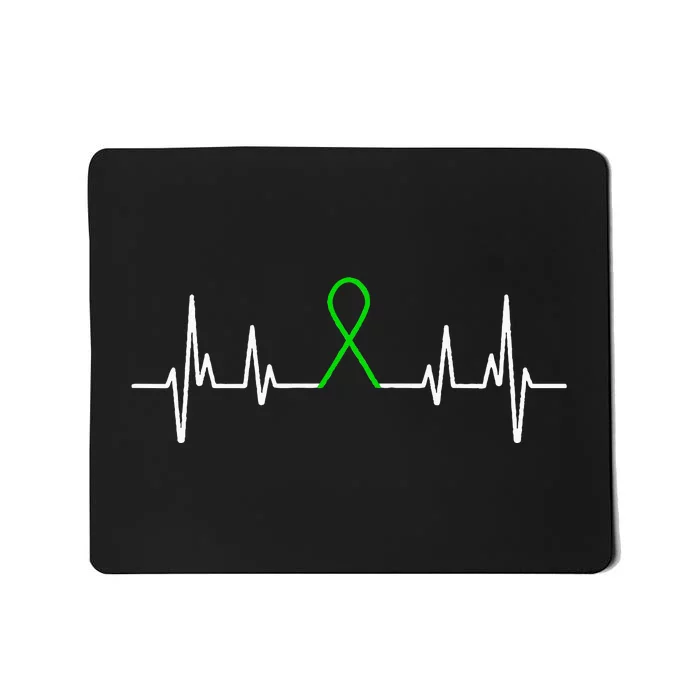 Mental Illness Green Ribbon Mental Health Awareness Month Mousepad