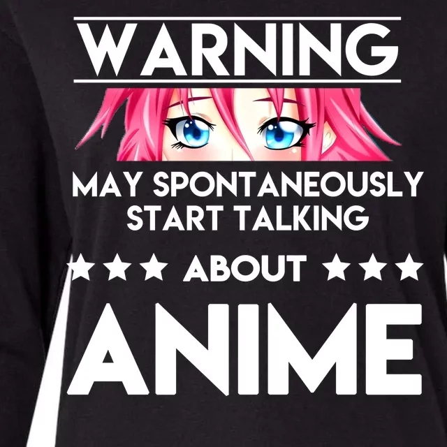 Might Start Talking About Anime Womens Cotton Relaxed Long Sleeve T-Shirt