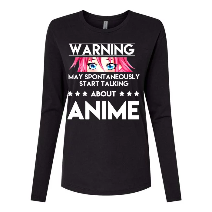 Might Start Talking About Anime Womens Cotton Relaxed Long Sleeve T-Shirt