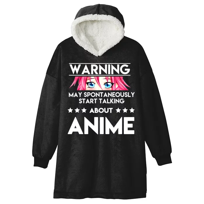 Might Start Talking About Anime Hooded Wearable Blanket