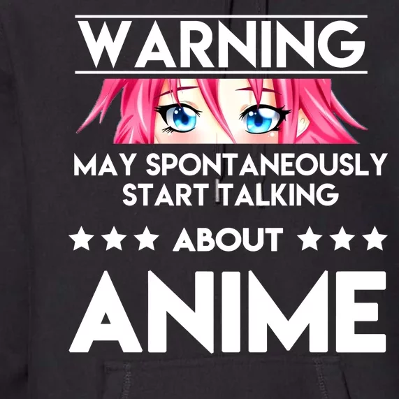 Might Start Talking About Anime Premium Hoodie