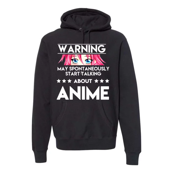 Might Start Talking About Anime Premium Hoodie