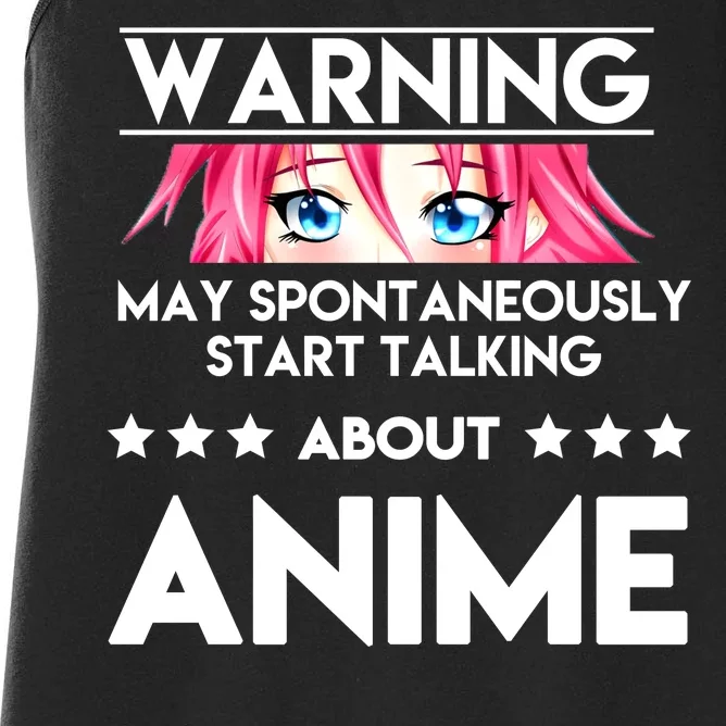 Might Start Talking About Anime Women's Racerback Tank