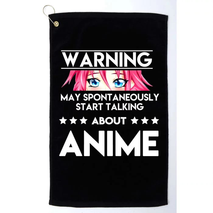 Might Start Talking About Anime Platinum Collection Golf Towel