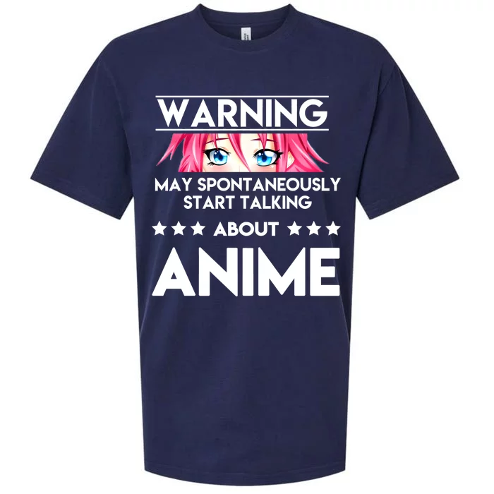 Might Start Talking About Anime Sueded Cloud Jersey T-Shirt