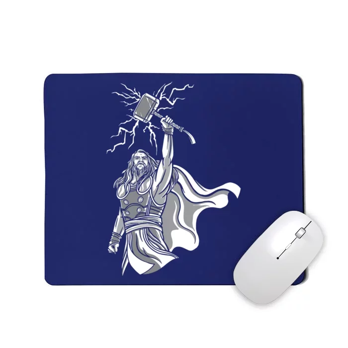 Mighty Thor With Hammer Mousepad