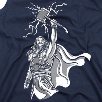 Mighty Thor With Hammer Tank Top