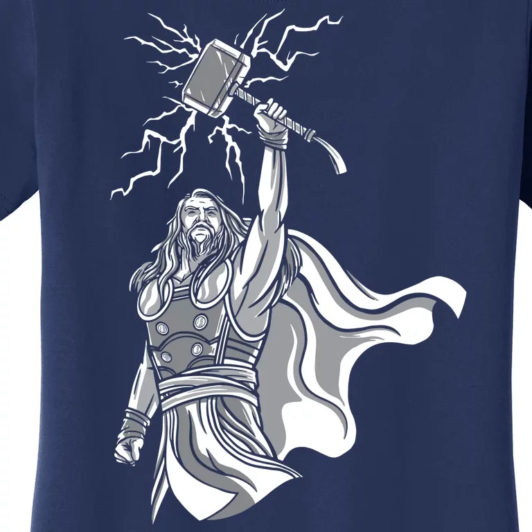 Mighty Thor With Hammer Women's T-Shirt