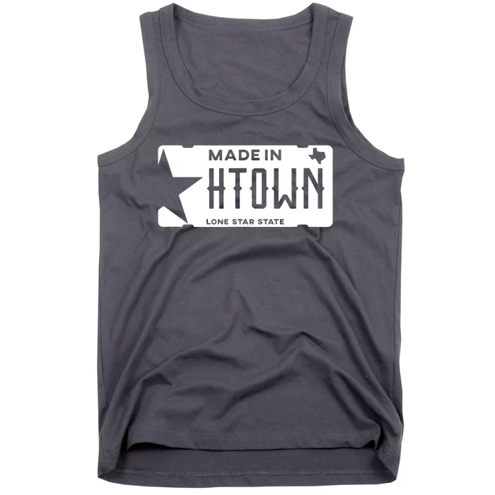 Made In H Town Born In Houston Texas Tank Top