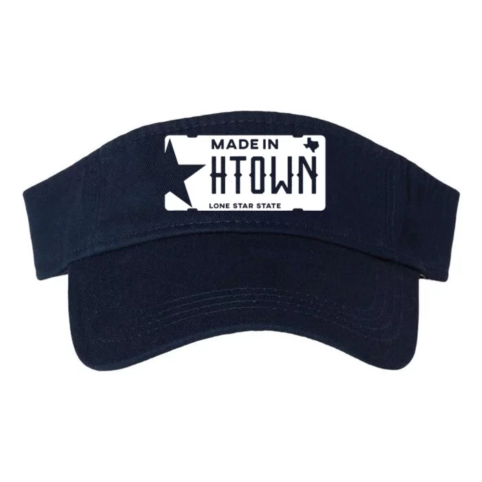 Made In H Town Born In Houston Texas Valucap Bio-Washed Visor