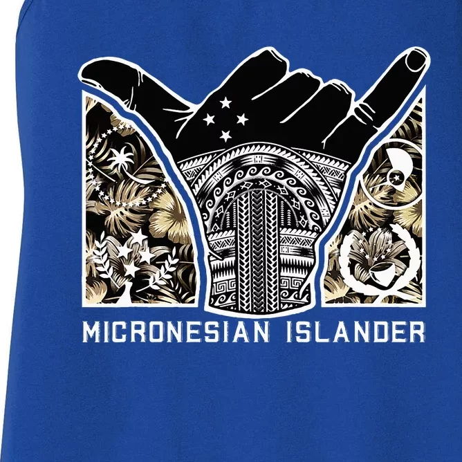 Micronesian Islander Hangloose Women's Racerback Tank