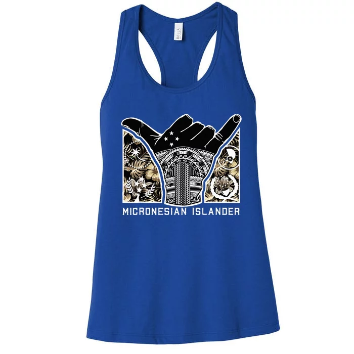 Micronesian Islander Hangloose Women's Racerback Tank