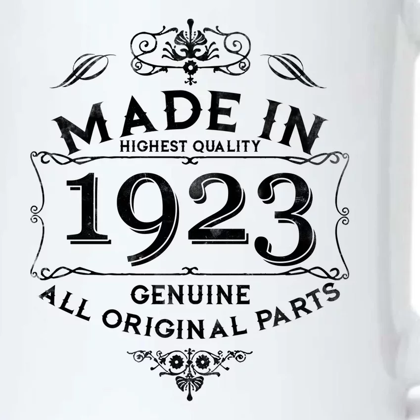 Made In Highest Quality Genuine All Original Parts 1923 100th Birthday Black Color Changing Mug