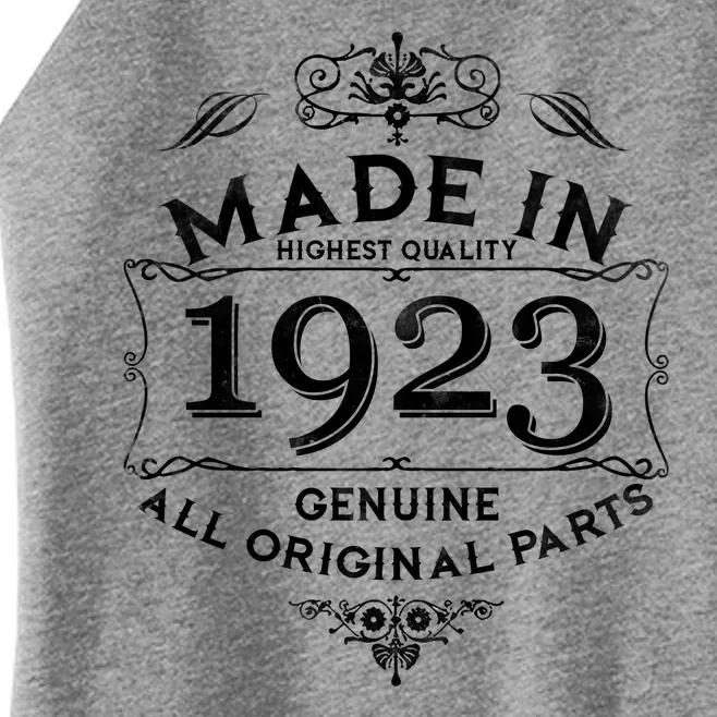 Made In Highest Quality Genuine All Original Parts 1923 100th Birthday Women’s Perfect Tri Rocker Tank