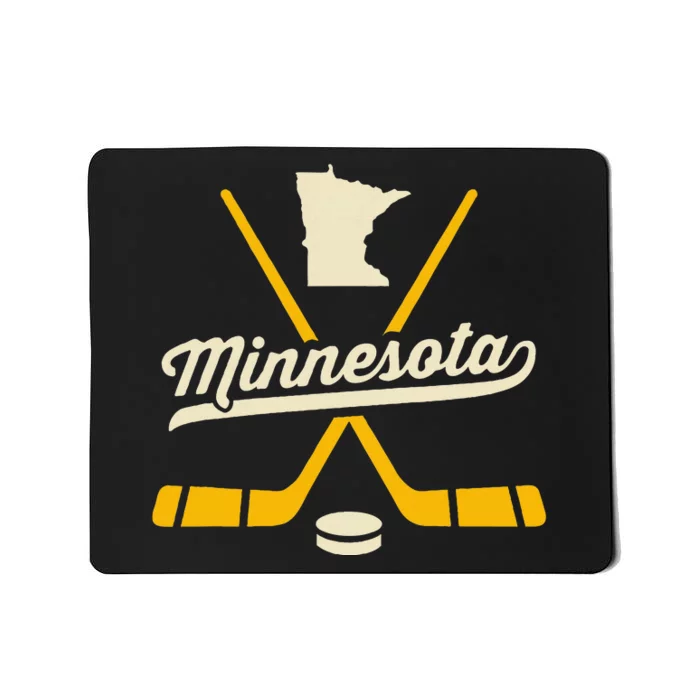 Minnesota Ice Hockey Sticks Sports Team Fan Gift Mousepad