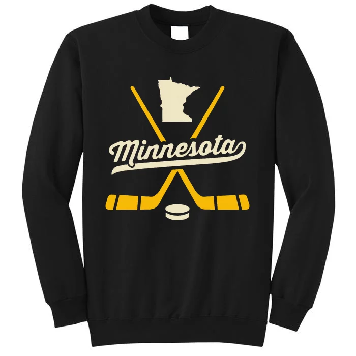 Minnesota Ice Hockey Sticks Sports Team Fan Gift Tall Sweatshirt