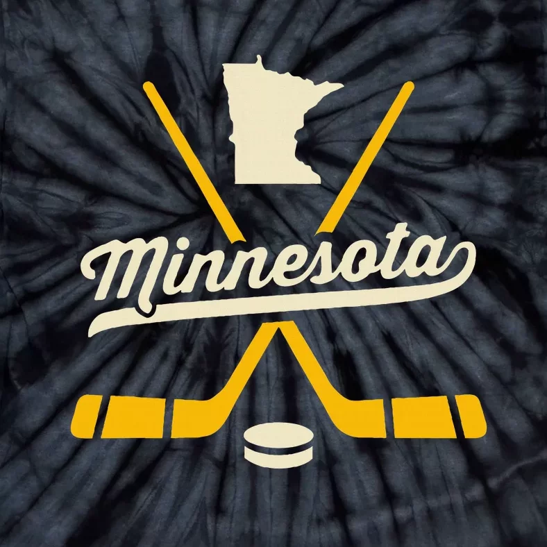 Minnesota Ice Hockey Sticks Sports Team Fan Gift Tie-Dye T-Shirt