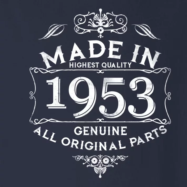 Made In Highest Quality Genuine All Original Parts 1953 70th Birthday Toddler Long Sleeve Shirt