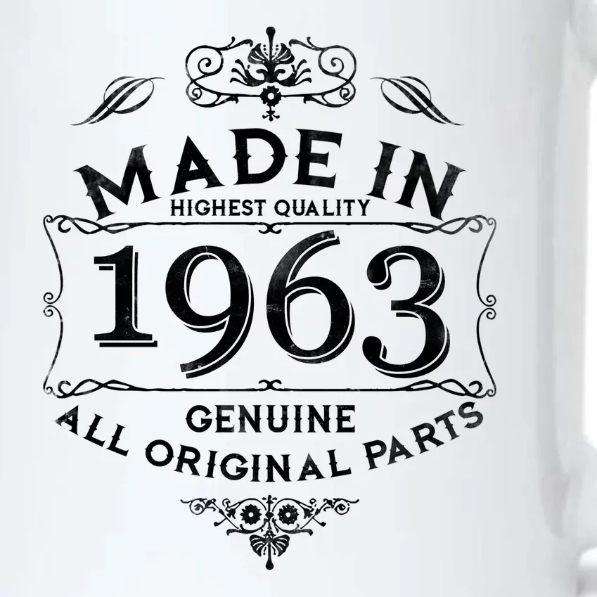 Made In Highest Quality Genuine All Original Parts 1963 60th Birthday Black Color Changing Mug