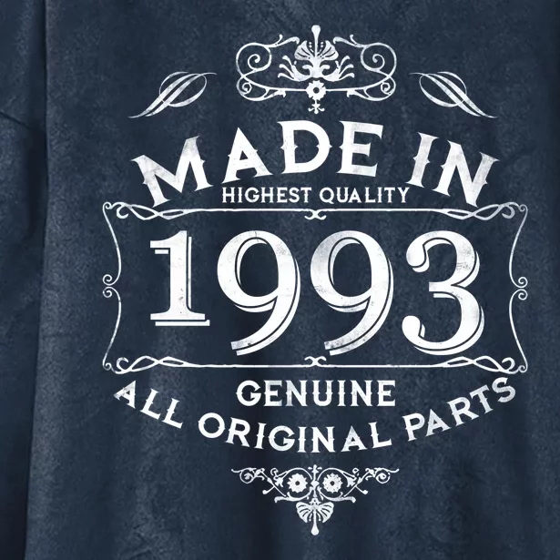 Made In Highest Quality Genuine All Original Parts 1993 30th Birthday Hooded Wearable Blanket